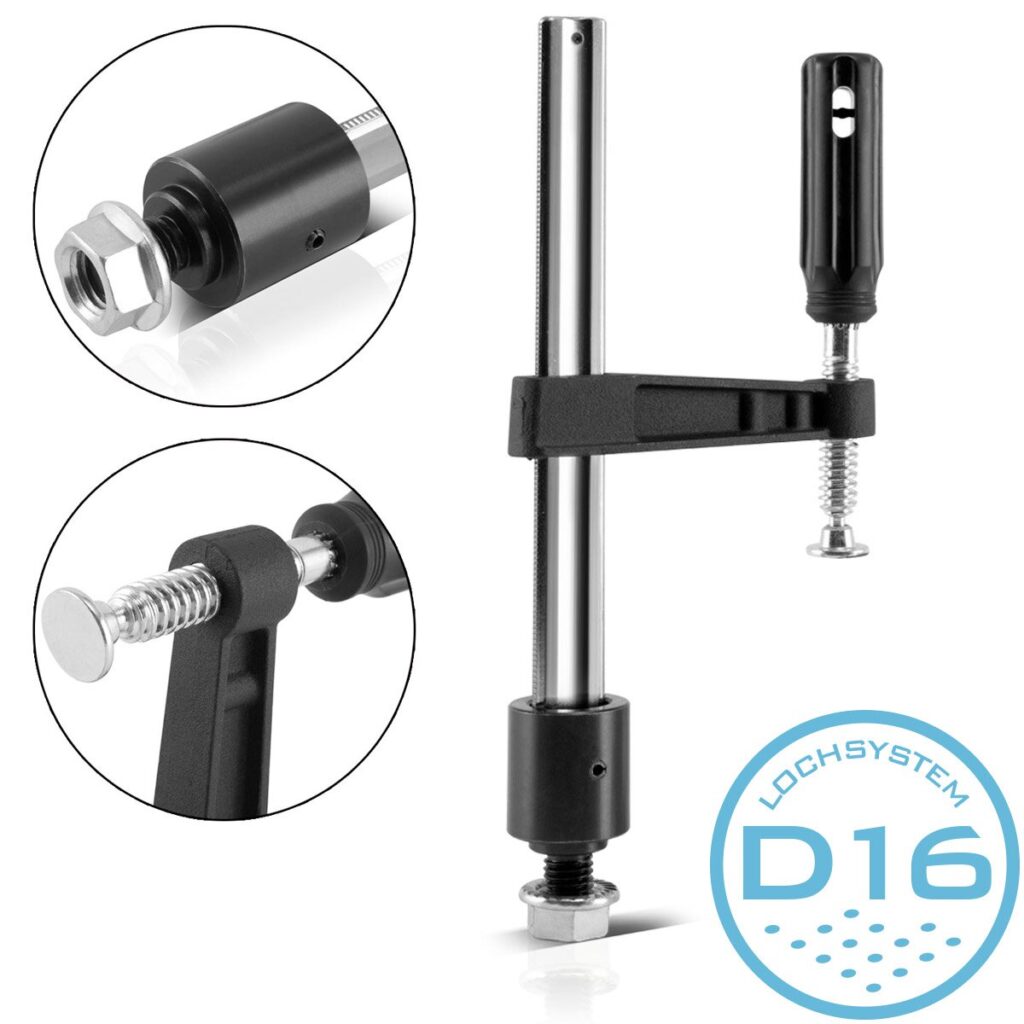 STAHLWERK 3D Schweißtisch Set WT-100 3D ST – DIY Bausatz mit D16 Lochsystem – Bild 7