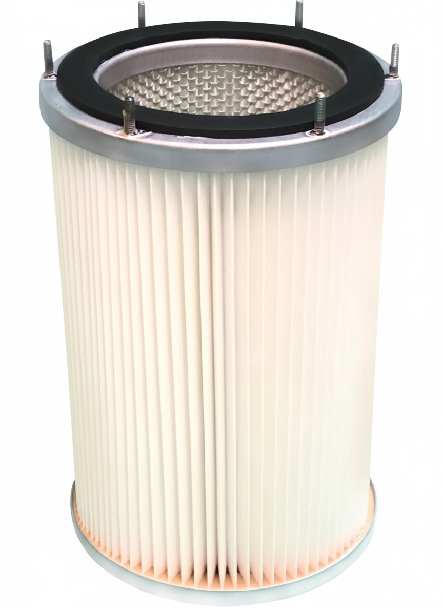 Filterpatrone 900 für Kemper Dusty, 315x218mm, 1,3m², Ersatz für KemTex 1090432/1090244, Polyestervlies mit ePTFE