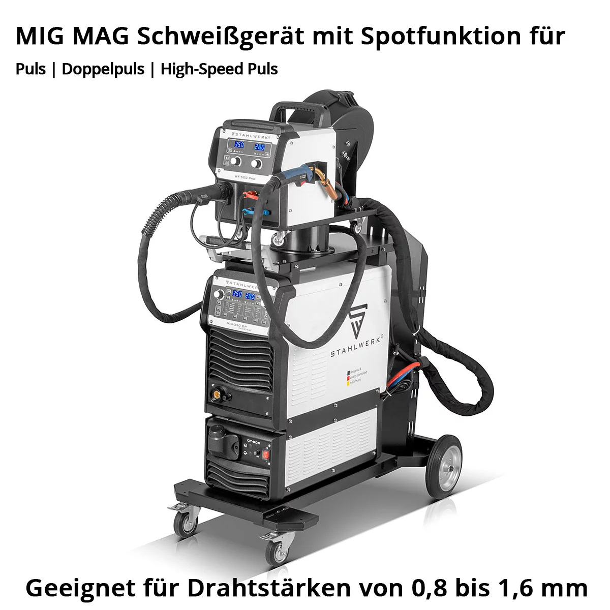 STAHWERK MIG MAG 350 DP Schweißanlage – Wassergekühlt – Vollausstattung – Bild 7