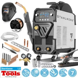 STAHLWERK Schweißgerät MIG MAG 270 ST Digital 4in1 Schutzgas Inverter