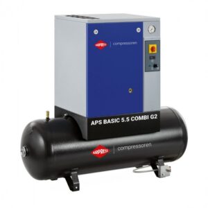 Alternative view of Schraubenkompressor 10 bar – APS 5.5 Combi G2, 200 l, 4 kW
