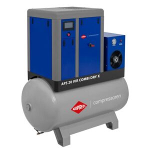 Alternative view of Schraubenkompressor 10 bar 500L 20 PS/15 kW 410-2000 l/min (APS 20 IVR Combi Dry X)