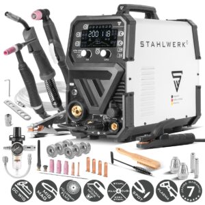 STAHLWERK Kombi Schweißgerät CTM-250 PULS – 6-in-1 200 A mit CUT