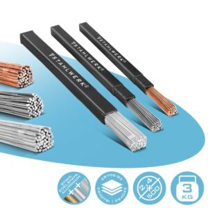 WIG Schweißstäbe Set – Aluminium AlSi5 Ø 2,4 mm, 500 mm
