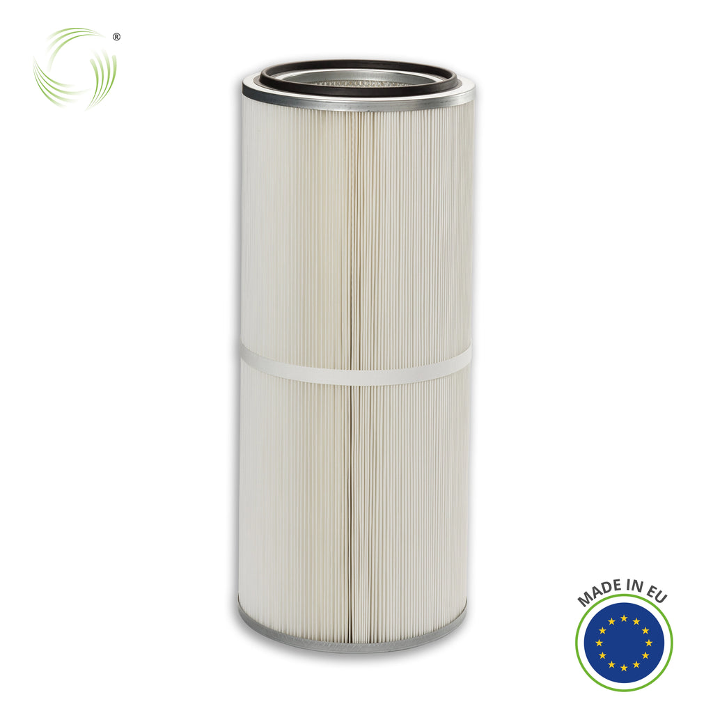Filterpatrone aus Polyestervlies für Öl und Wasser, 325 x 750 mm, passend für PLYMOVENT EUROMATE und Lincoln Oerlikon