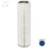 Filterpatrone 327 x 1200 mm aus Cellulose/Polyester mit flammhemmender Nanobeschichtung von TEKA
