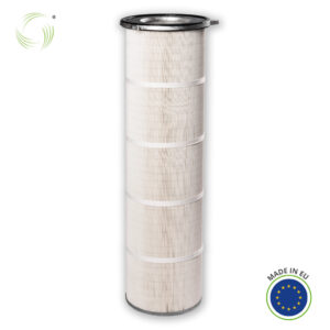 Filterpatrone für NOVUS AIGNER ESTA PIONIER, 325 x 1200 mm, Polyester/Cellulose, 3-lagiger Alu-Flansch