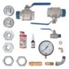 Armaturensatz für Druckluftbehälter 500-1500L 16 bar und Kompressor 1 1/2" 37-45 kW