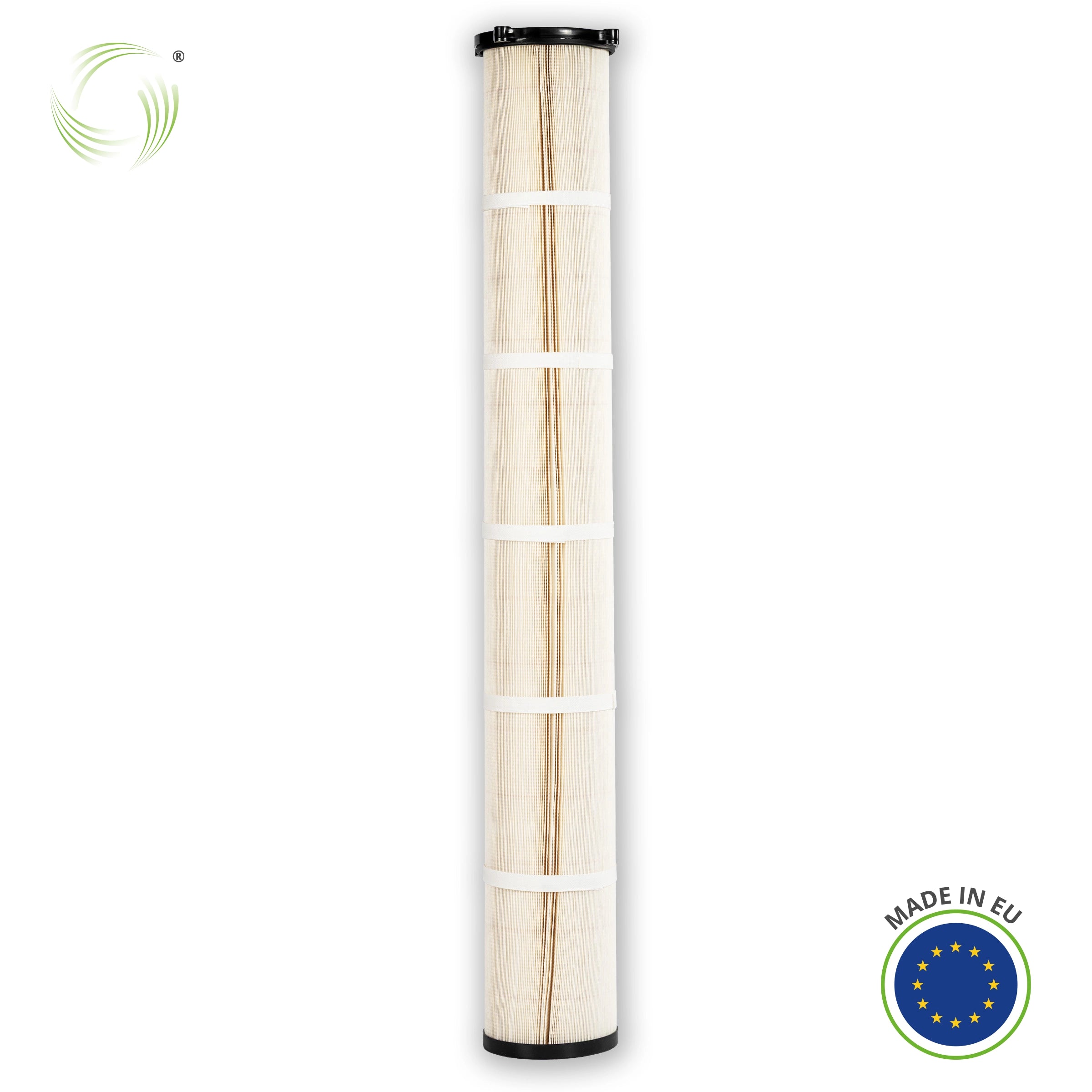 Filterpatrone, 185 x 1370 mm, Cellulose / Polyestervlies flammhemmend, passend für DANTHERM DISA NEDERMAN