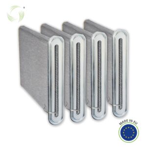 4er Set | Filterplatte, 695 x 85 x 950 mm,  Polyestervlies mit PTFE Imprägnierung, Nederman FilterMax C25
