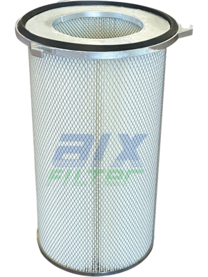 Filterpatrone 909A aus synthetischem Polyestervlies, 600xØ325mm, 10m² – kompatibel mit ESTA Dustmac P, Dustomat-16M und mehr