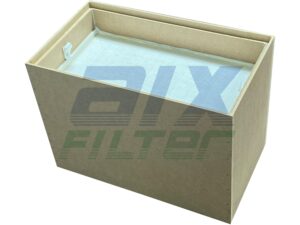 Feinstaubfilter, F9, 625x360x445mm, Fräskante für CASTOLIN