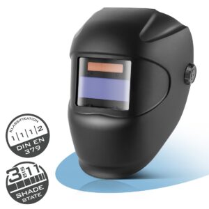 STAHLWERK Automatik-Schweißhelm ROOKIE | Robuster Schweißerhelm | Schweißschild | Schweißmaske | Verdunkelungsfilter zur
